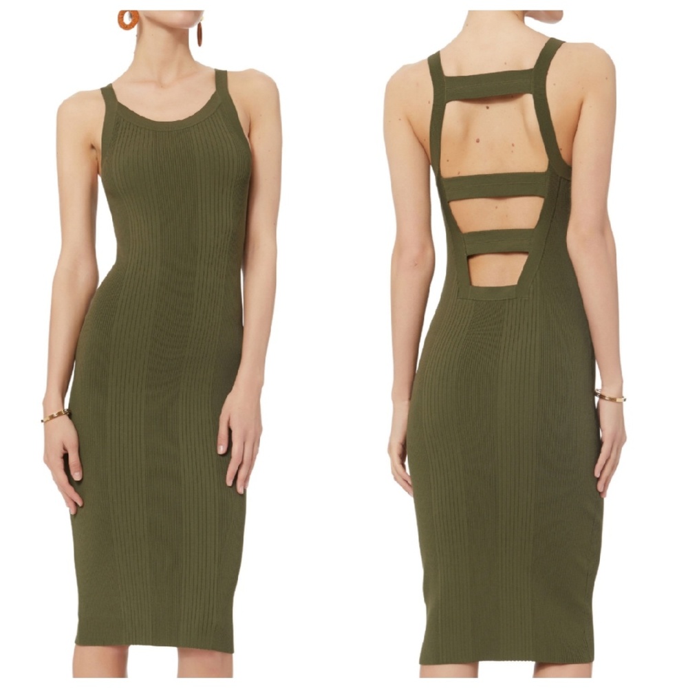 T by Alexander Wang Visible Straps Knit Dress - Picture 1 of 8